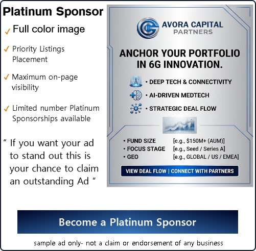 Platinum sponsorship — contact us for details